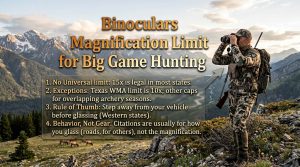 Binoculars Magnification Limit for Big Game Hunting