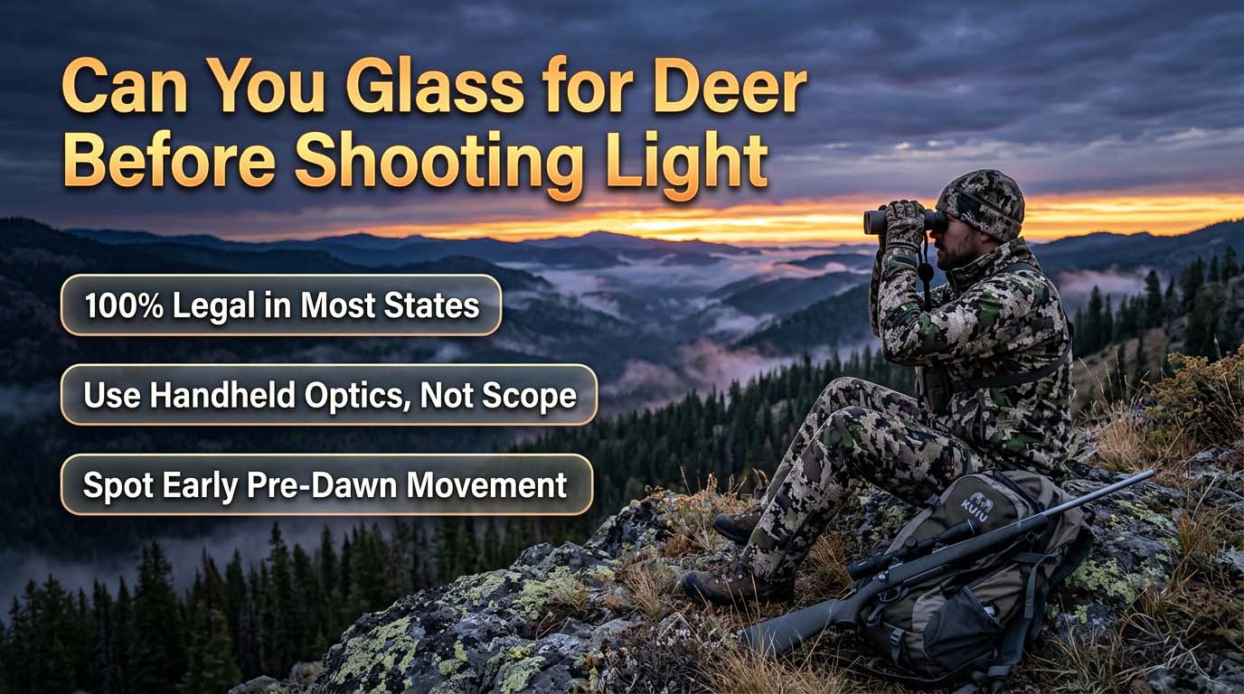Can You Glass for Deer Before Shooting Light