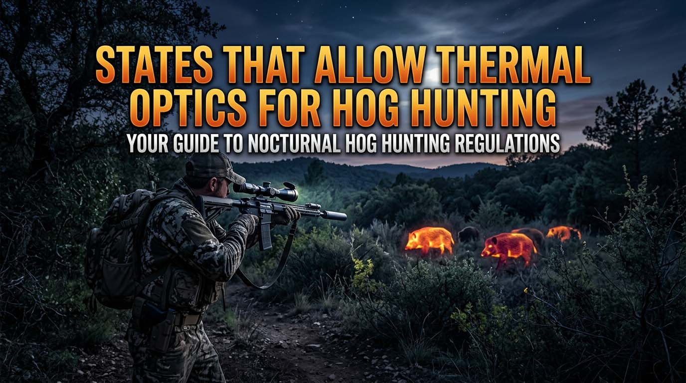 States That Allow Thermal Optics for Hog Hunting