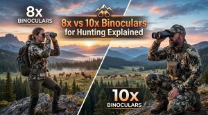 8x vs 10x Binoculars for Hunting Explained