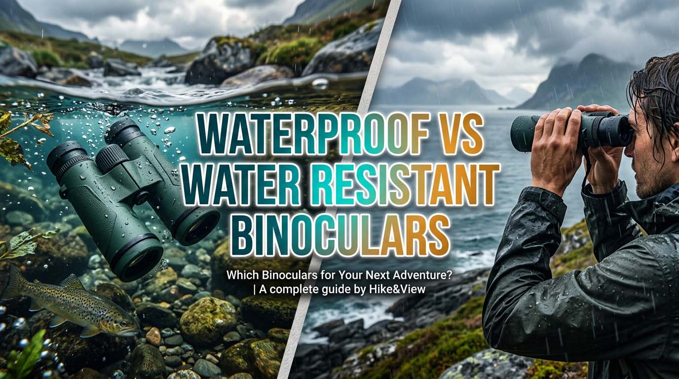 Waterproof vs Water Resistant Binoculars