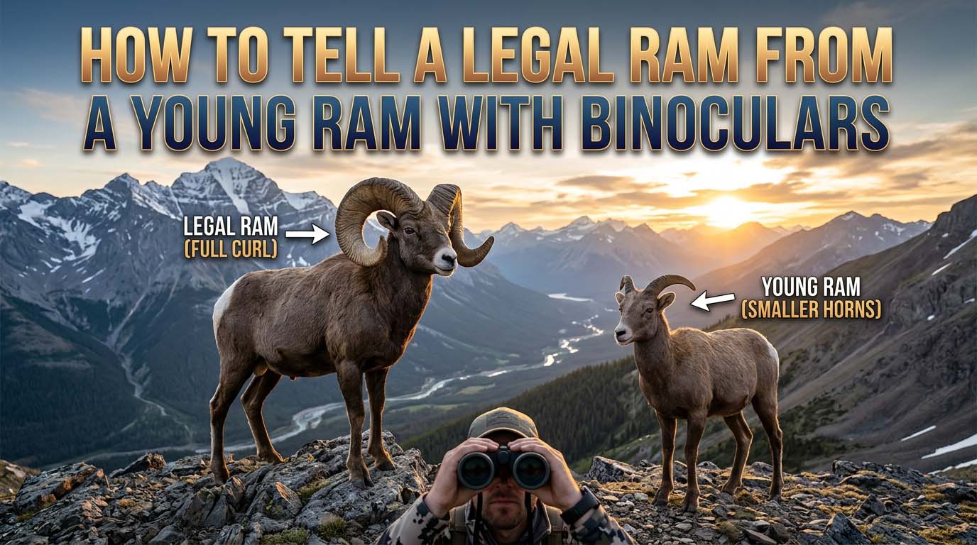 How to Tell a Legal Ram from a Young Ram with Binoculars